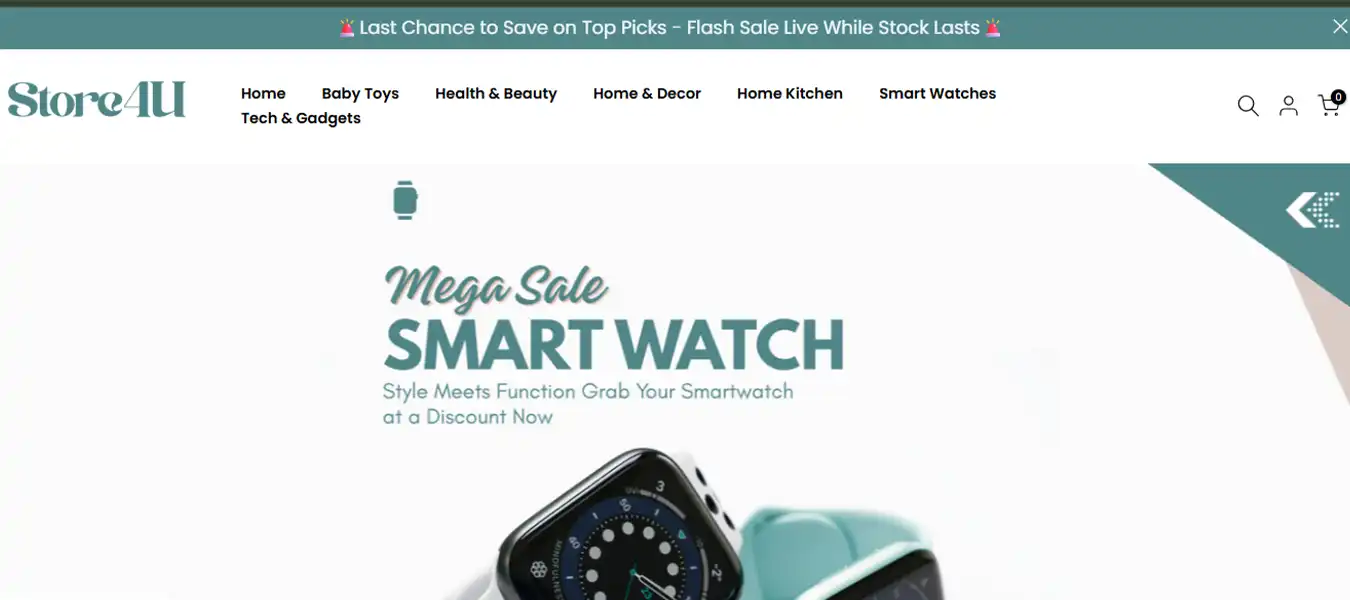 Store4U website project by TRYFYRO