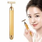 Electric V face massager for facial contouring wrinkle reduction and relaxation