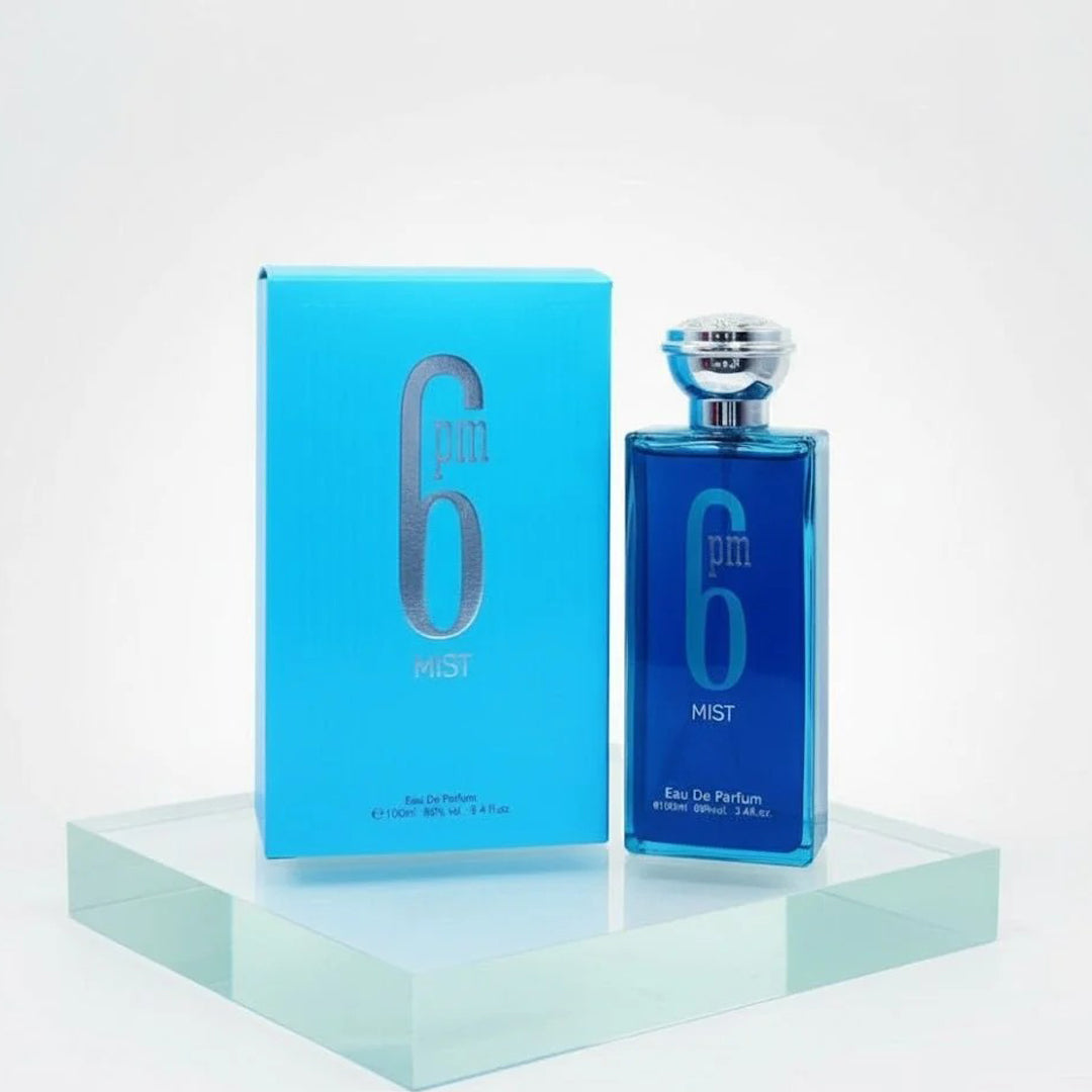 6 PM Mist Eau De Parfum 100ML Fresh Aquatic Long Lasting Unisex Fragrance