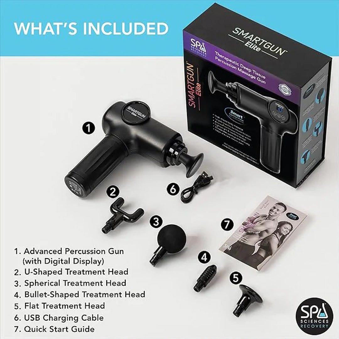 SmartGun Pro Deep Tissue Massage Gun Percussion Muscle Massager