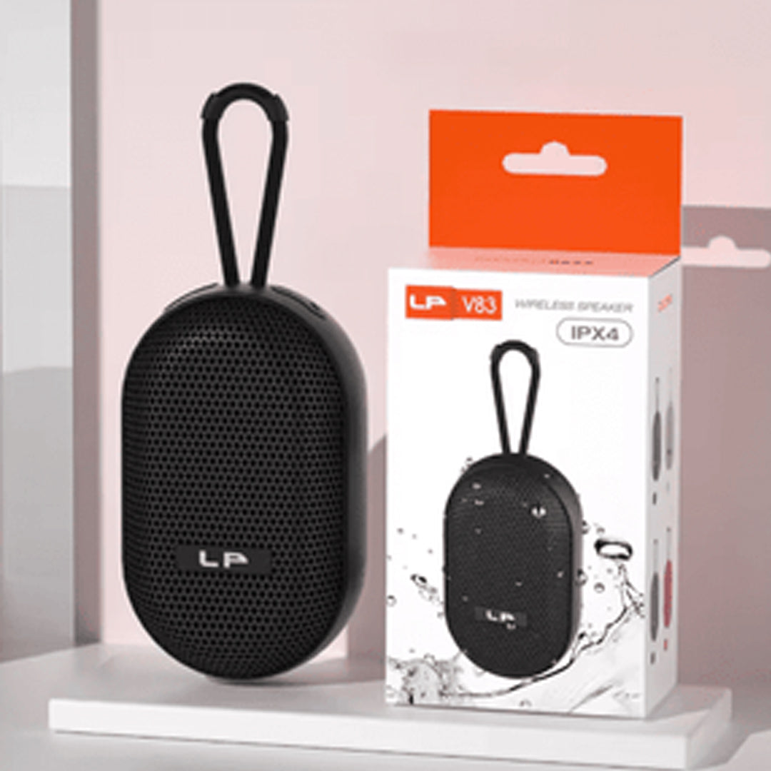 LP Portable Wireless Bluetooth Speaker 8W Hi-Fi Sound, IPX4 Waterproof (Model V83)