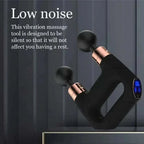 Rechargeable Muscle Massage Gun 30W Deep Tissue Percussion Massager with 4 Heads