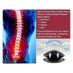 Electric Lumbar Massager Smart Back Pain Relief Machine Air Pressure & Vibration Modes