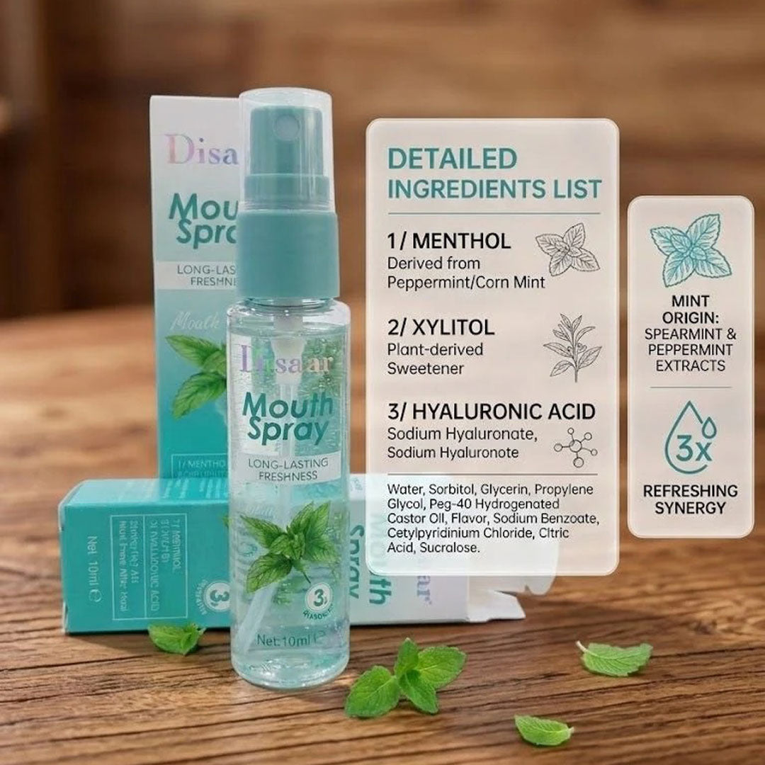 Disaar Mouth Spray 10ml Instant Breath Freshener with Long Lasting Freshness