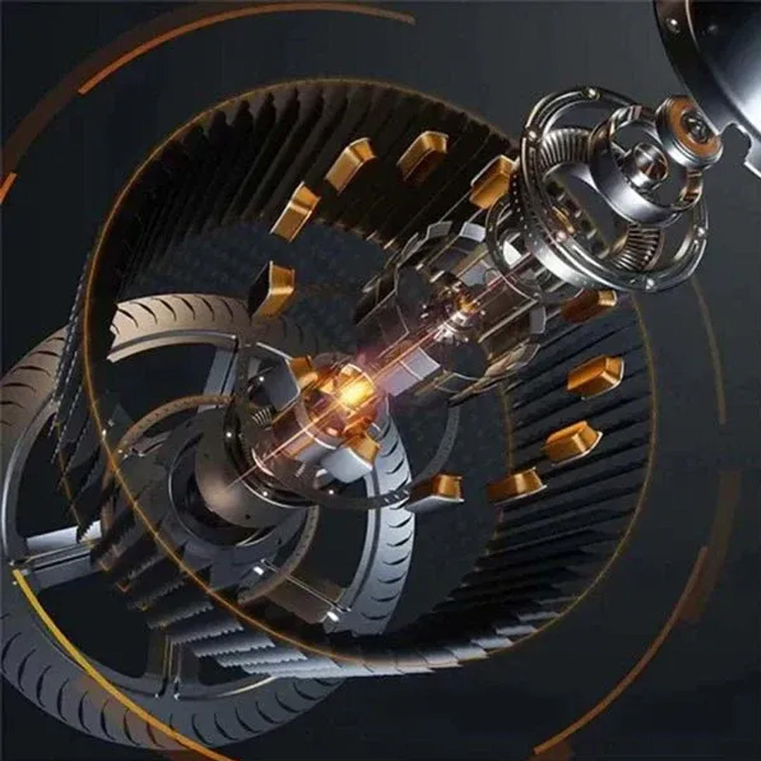 Rechargeable Muscle Massage Gun 30W Deep Tissue Percussion Massager with 4 Heads