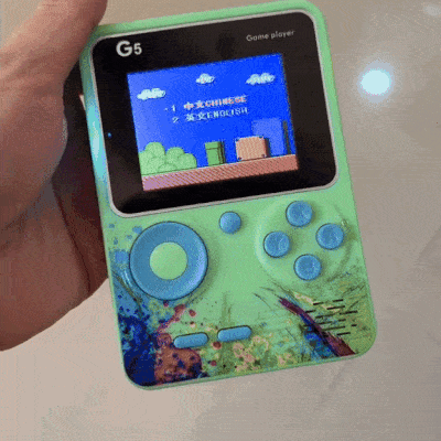 G5 Game Box Handheld Console 500 Built-in Retro Games with 3.0" LCD & AV Output