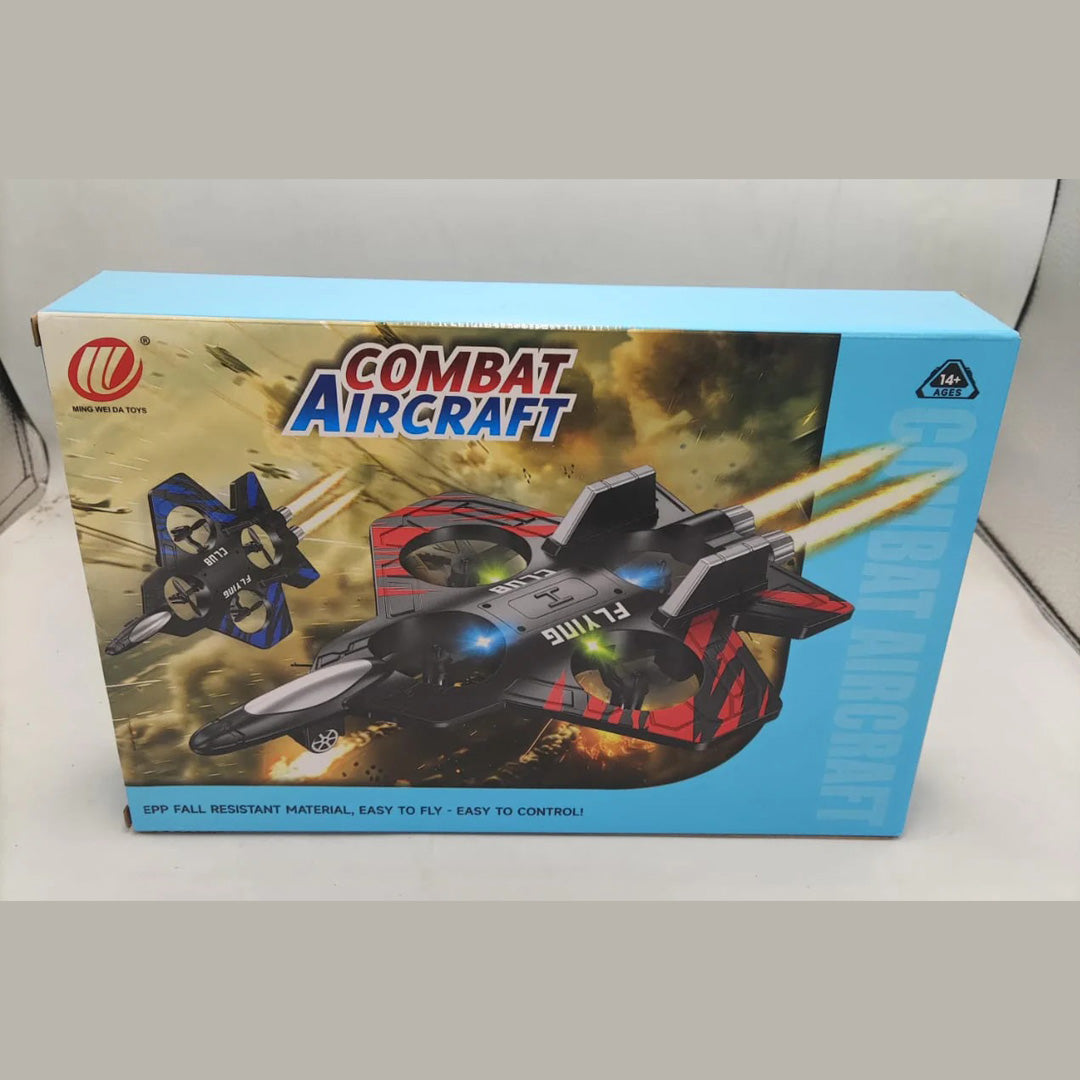 Fighter Super RC Jet 2.4GHz 4-Axis Remote Control Drone with LED Lights