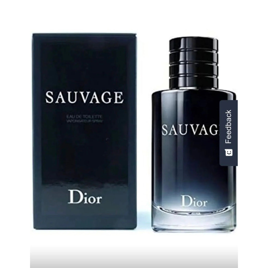 Dior Sauvage Eau De 100ml Toilette for Men Fresh Long Lasting Luxury Fragrance
