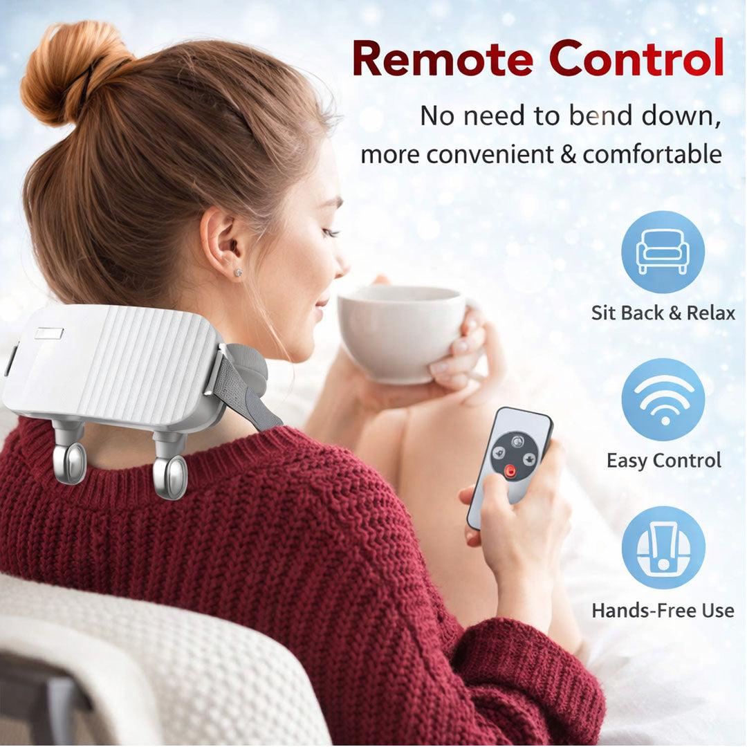 3D Smart Neck Massager Electric Neck & Shoulder Massager with Heat