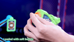 Rotate Shooting Target Game for Kids Electric Moving Target Gun Set with Foam Darts