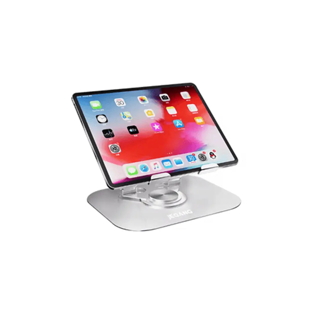 Premium 360 degree rotating stand for comfortable laptop and tablet viewing angles