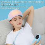 Electric compression massage cap designed for stress relief and head relaxation