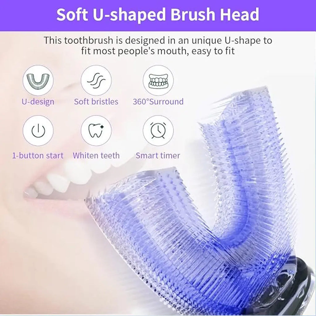 Smart electric toothbrush for effective plaque removal and smile care