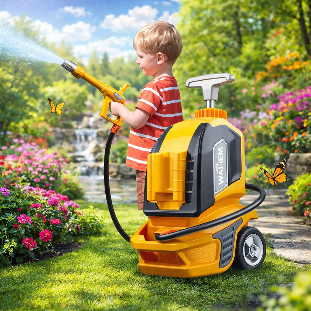 Car Wash Toy Set for Kids Interactive Car Cleaning Play set with Water Spray & Spinning Brushes