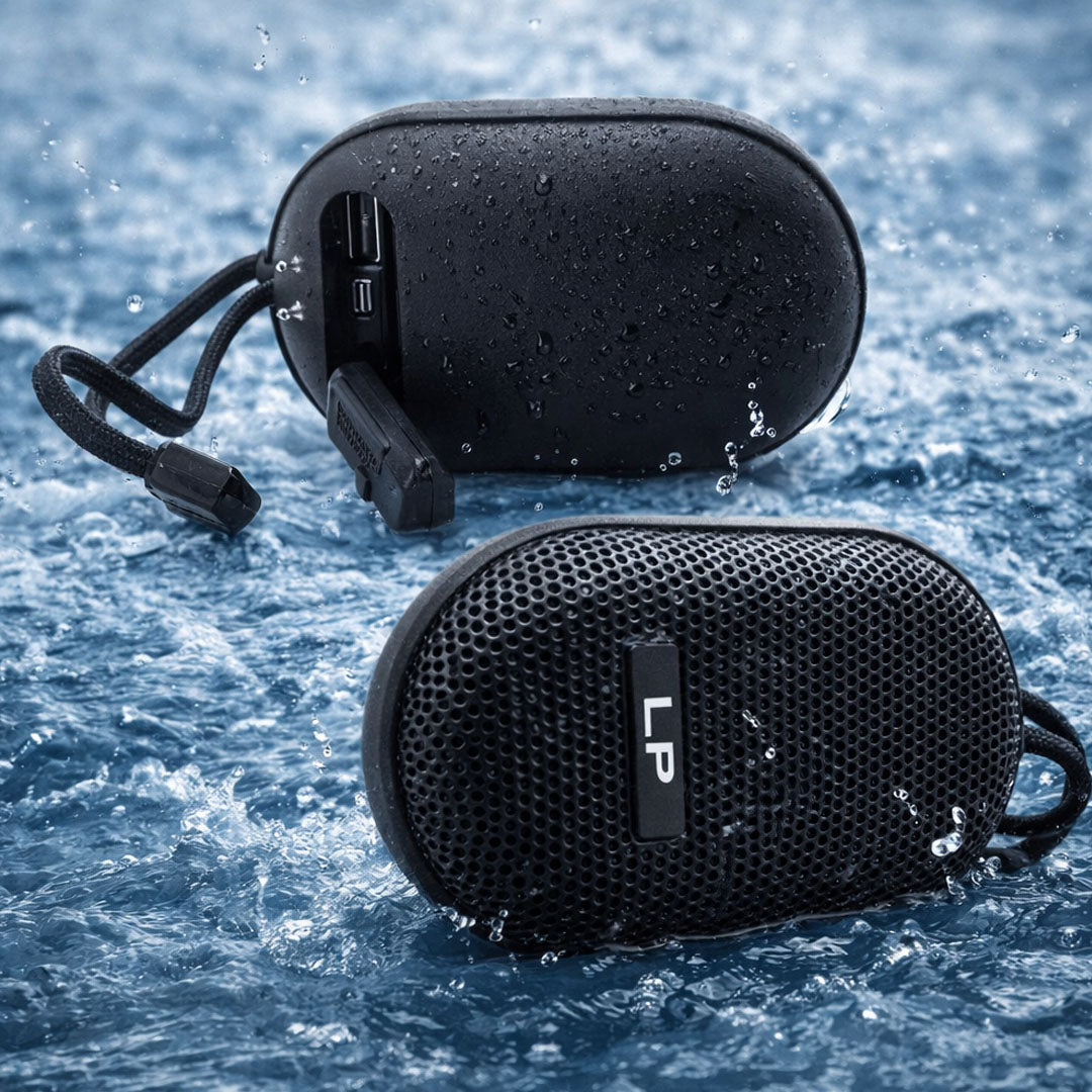LP Portable Wireless Bluetooth Speaker 8W Hi-Fi Sound, IPX4 Waterproof (Model V83)