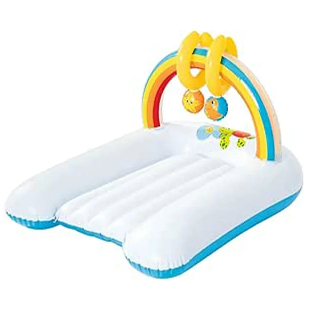 Soft inflatable baby lounger for comfortable playtime and relaxation
