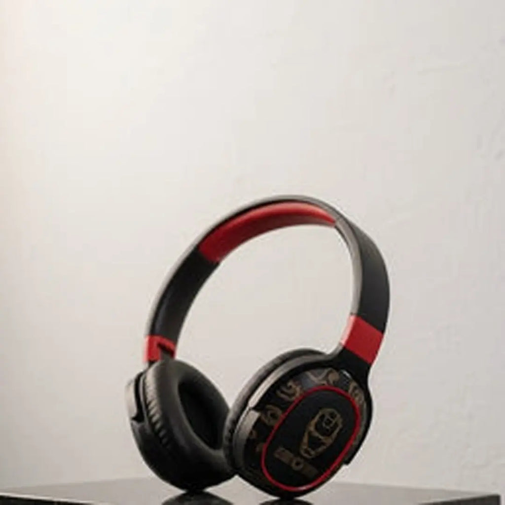 Over ear wireless headset with clear sound, deep bass, and extended music playback up to 25 hours