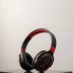 Over ear wireless headset with clear sound, deep bass, and extended music playback up to 25 hours