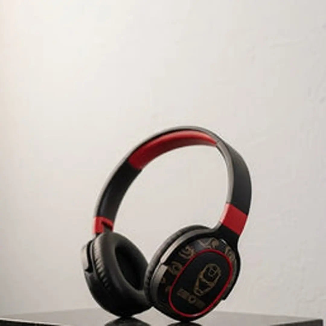 Over ear wireless headset with clear sound, deep bass, and extended music playback up to 25 hours