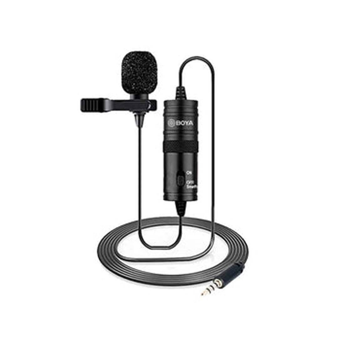 BOYA Lavalier Microphone Clip-On Omnidirectional Mic
