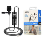 Omnidirectional BOYA microphone with 6 meter cable for flexible recording use
