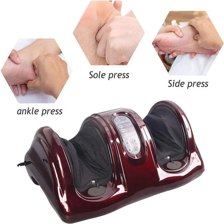 Compact foot rest massager suitable for home office and everyday wellness use