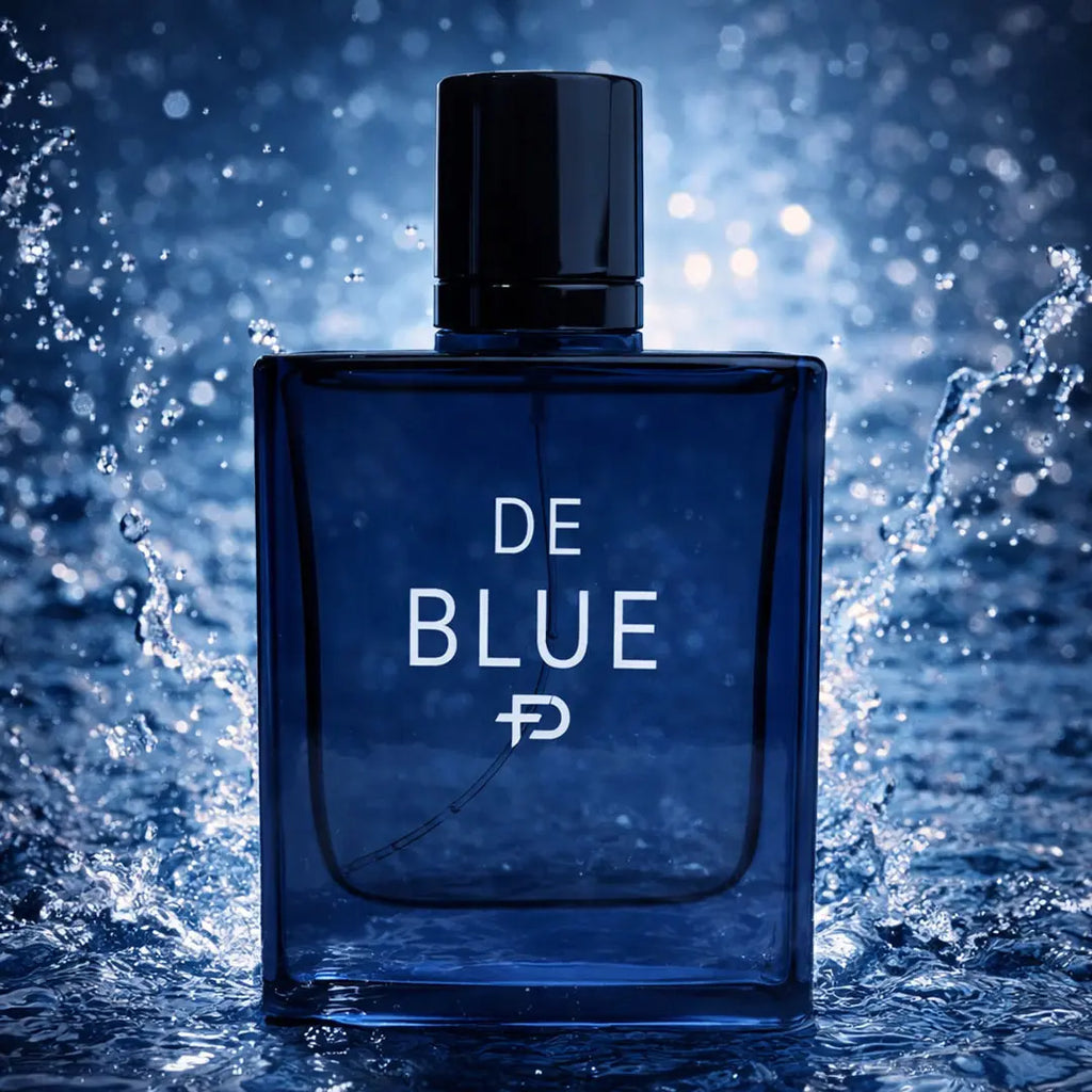 De Blue perfume 100ml with fresh aquatic long lasting fragrance for men