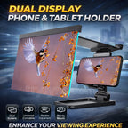 Mobile Phone Screen Magnifier 3D HD Foldable Screen Stand (Universal)