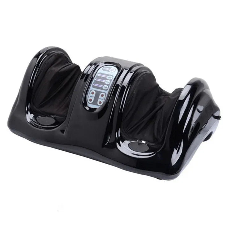 Electric foot massage machine with customized massage settings and easy digital controls