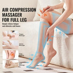 Electric leg massager device for blood circulation muscle recovery and relaxation