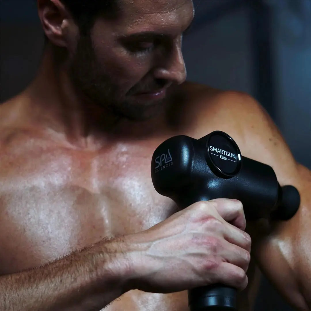 Professional massage gun for reducing muscle tension and soreness