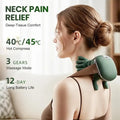 Shoulder and neck massager with electric kneading therapy for pain relief