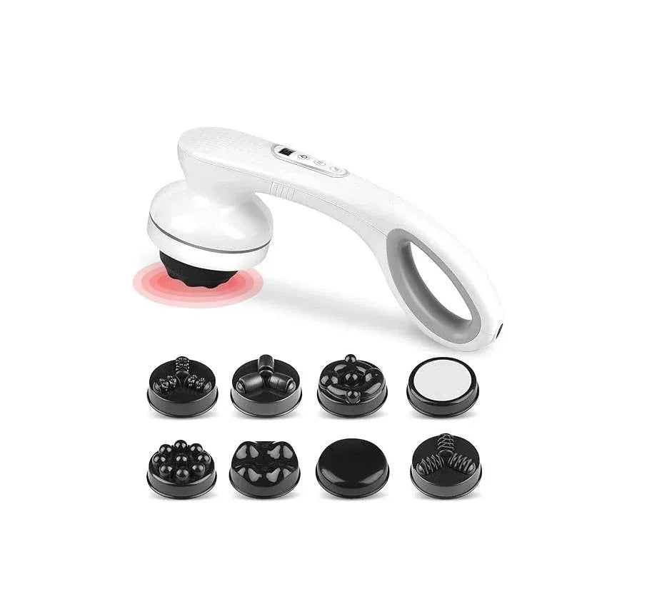 8 in 1 neck shoulder massager with deep kneading nodes for muscle relaxation and comfort