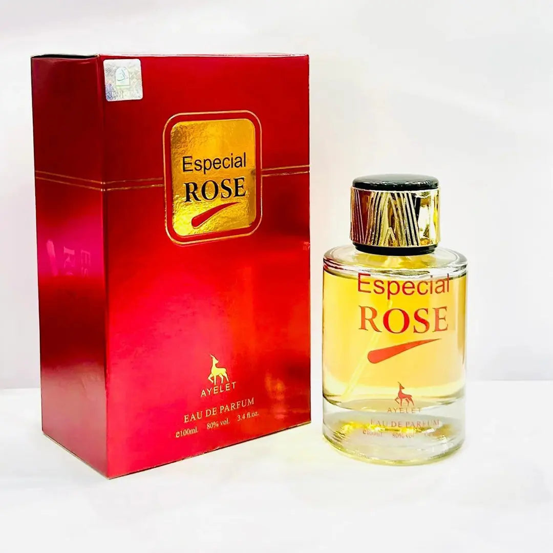 Elegant women fragrance with soft rose scent and lasting floral freshness