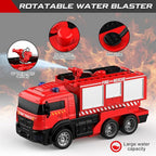 Fire Fighting Deformation RC Car with Water Spray & Gesture Remote Control Fire Rescue Truck