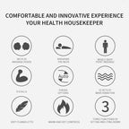 Travel friendly foldable massage cushion for home office and car seating