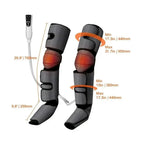 Portable air compression leg therapy device for home circulation support