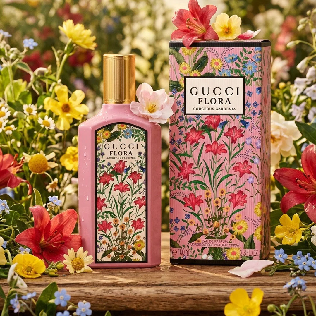 Gucci Flora Gorgeous Gardenia Eau De Parfum 100ML for Women Floral Luxury Fragrance