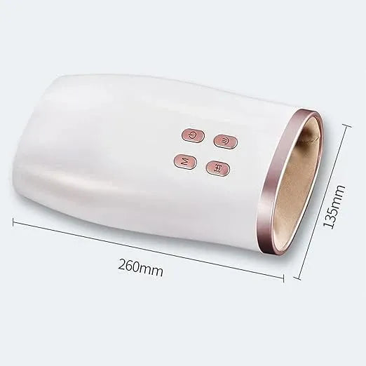Ergonomic hand massager with customizable massage settings for personalized comfort
