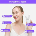 Electric whitening toothbrush for advanced oral care and deep cleaning support