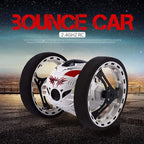 RC Bounce Car jumping stunt toy with remote control 360 degree flip and spin action