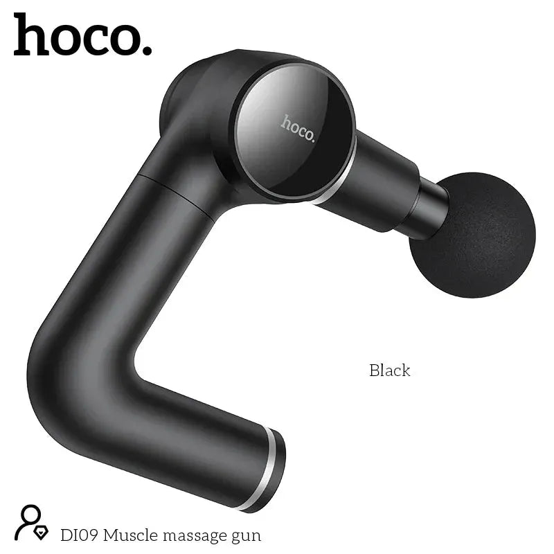 Hoco fascia gun with Type C charging and ergonomic design for daily muscle relief