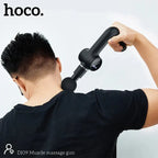 Hoco D109 fascia gun muscle massager with powerful motor and 4800mAh rechargeable battery
