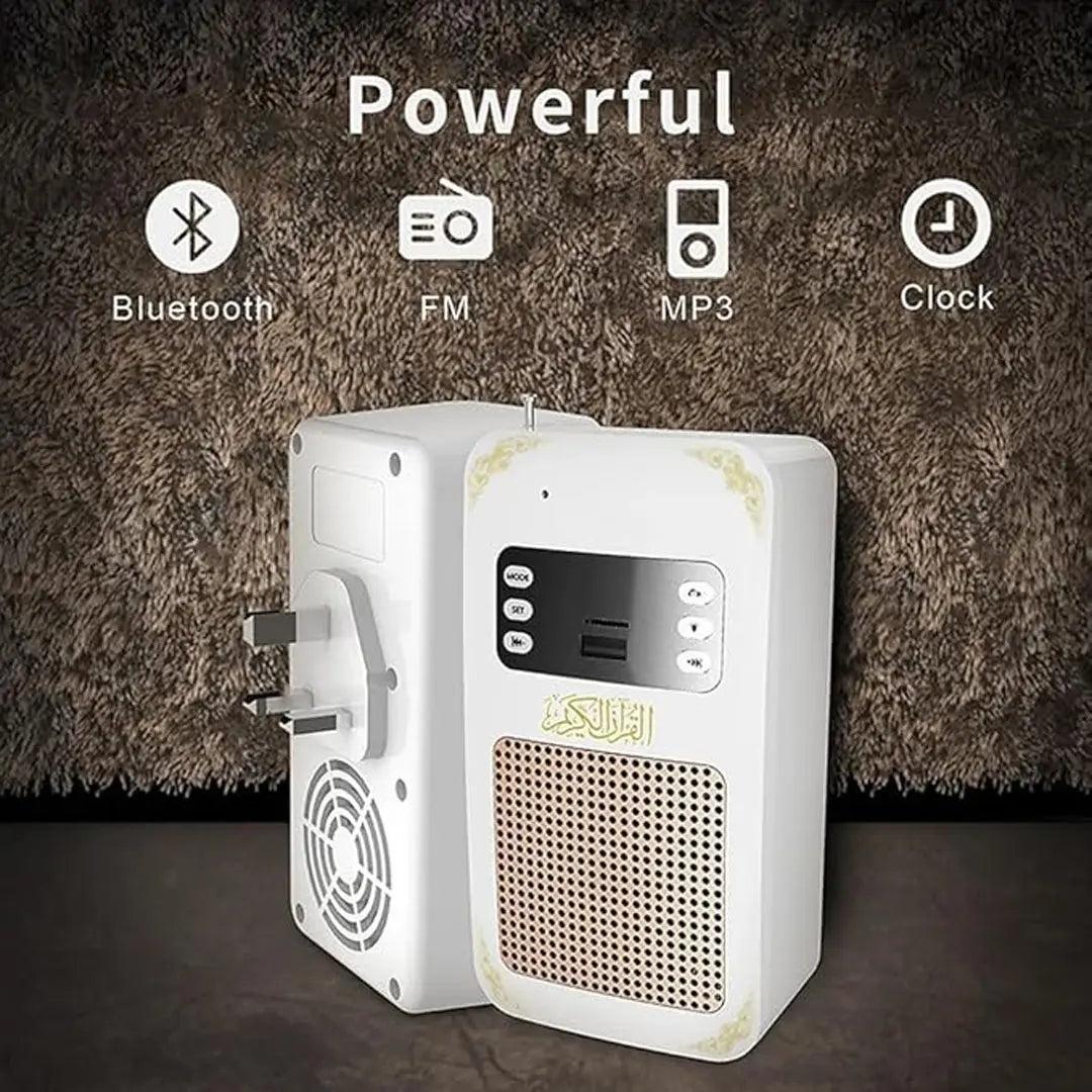 Portable Quran speaker with remote control for easy Islamic audio listening