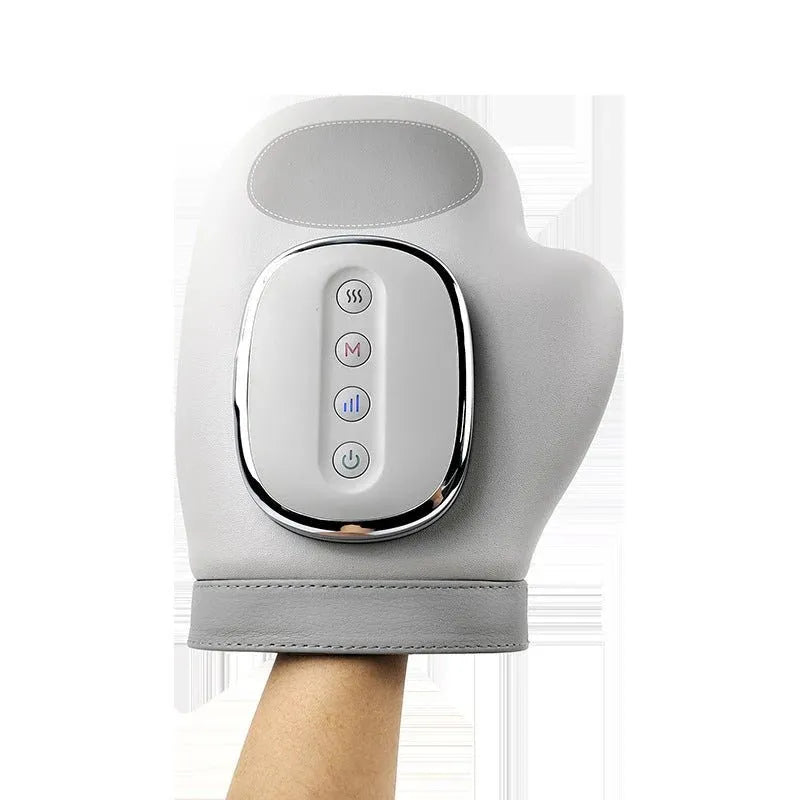 Full hand coverage air compression massager for palms fingers and wrists relaxation