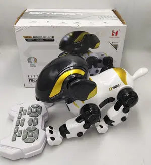 Smart interactive robot dog designed for kids with fun dancing features