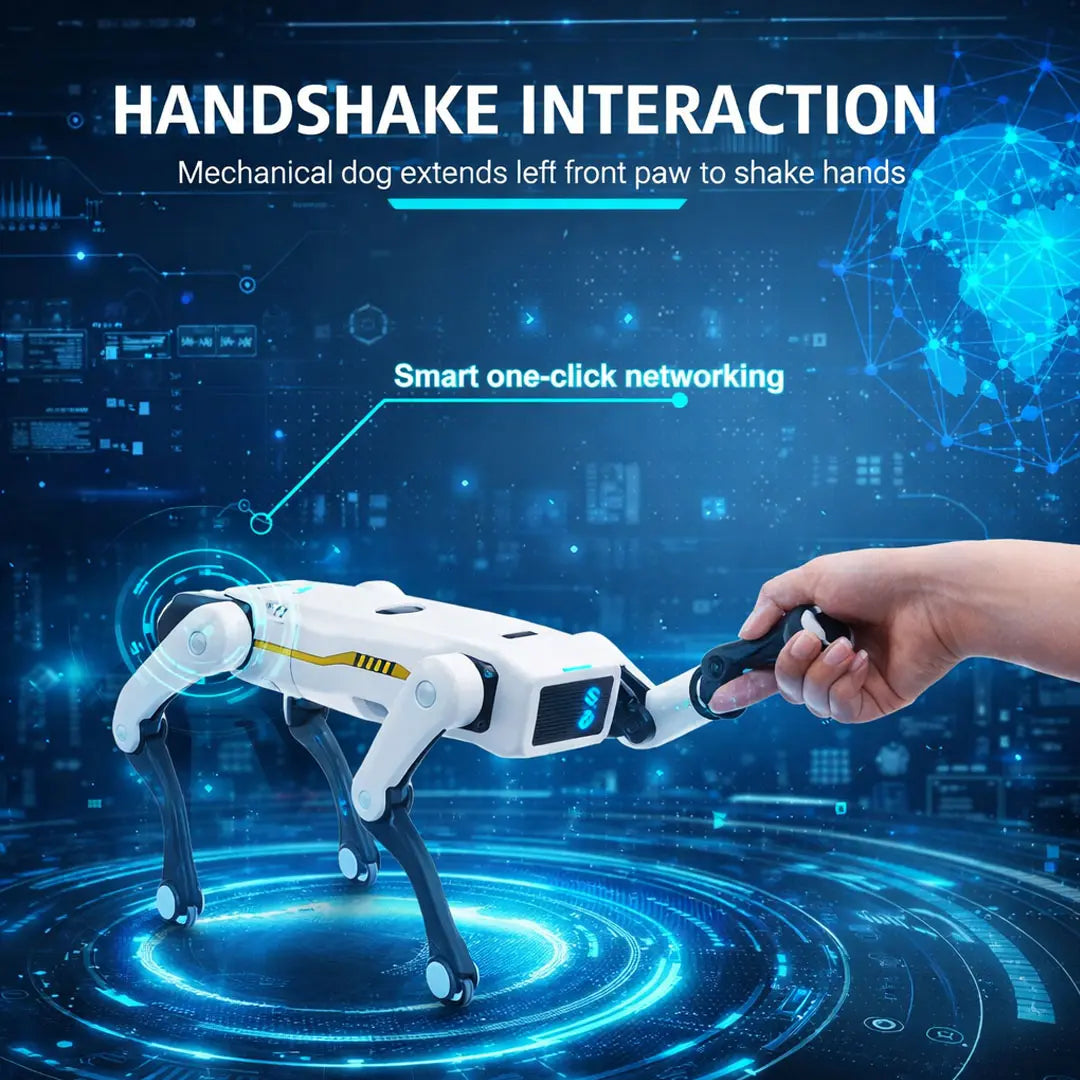 Smart AI robot dog interactive toy with talking dancing and learning features for kids