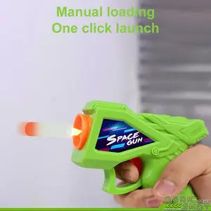 Kids target gun set with rotating electric target for exciting shooting play