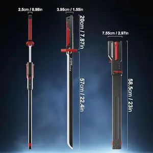 LED glowing knife toy with colorful lights and realistic action design