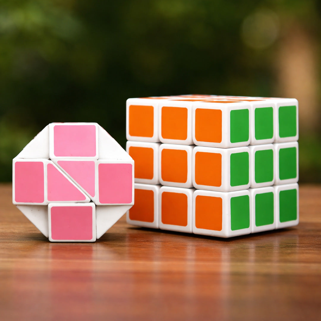 LORDEX Fantasy Cube Set 3 in 1 Brain Puzzle Pack